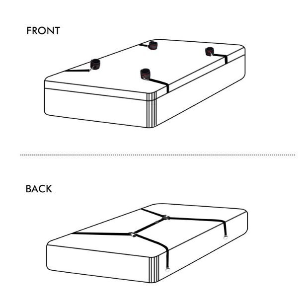 BDSM Sett - Håndjern, blondeantrekk og øyemaske (sett med 7 deler)