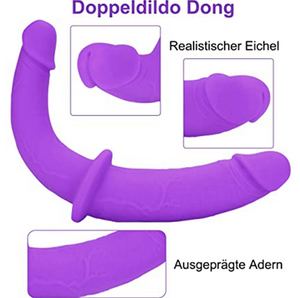 Double dildo strap on - enjoyment in both directions