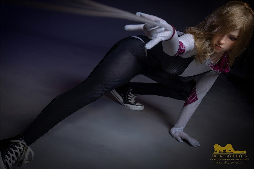 Gwen sexdukke (Irontech Doll 167 cm E-cup S38 silikon)