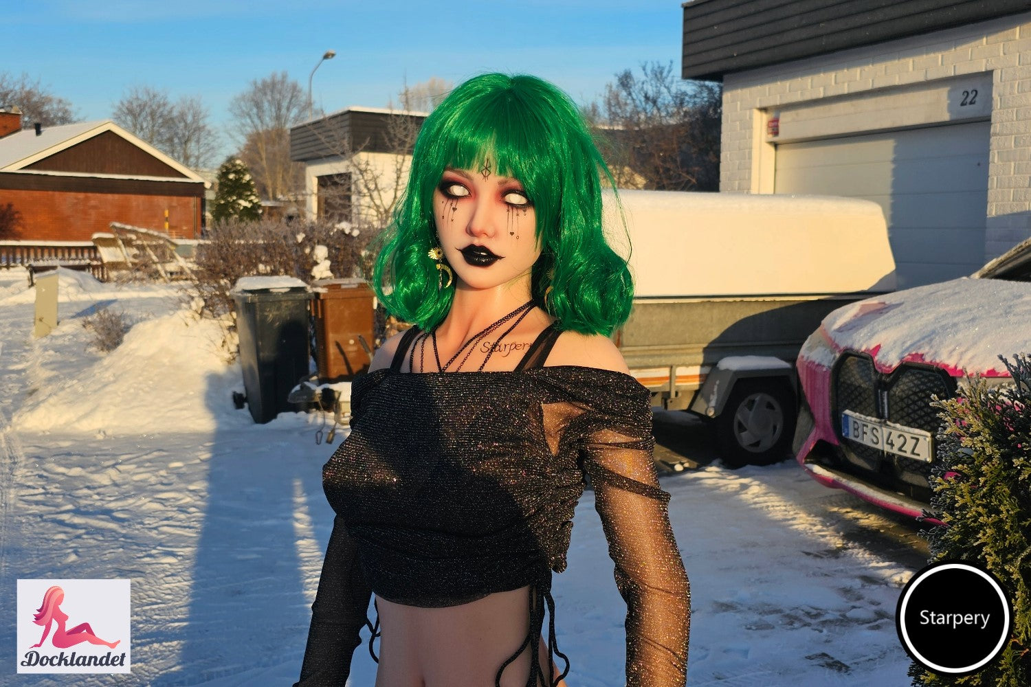 Silvana eksklusivt sexdukke (Starpery 174cm C-cup TPE+silikon)