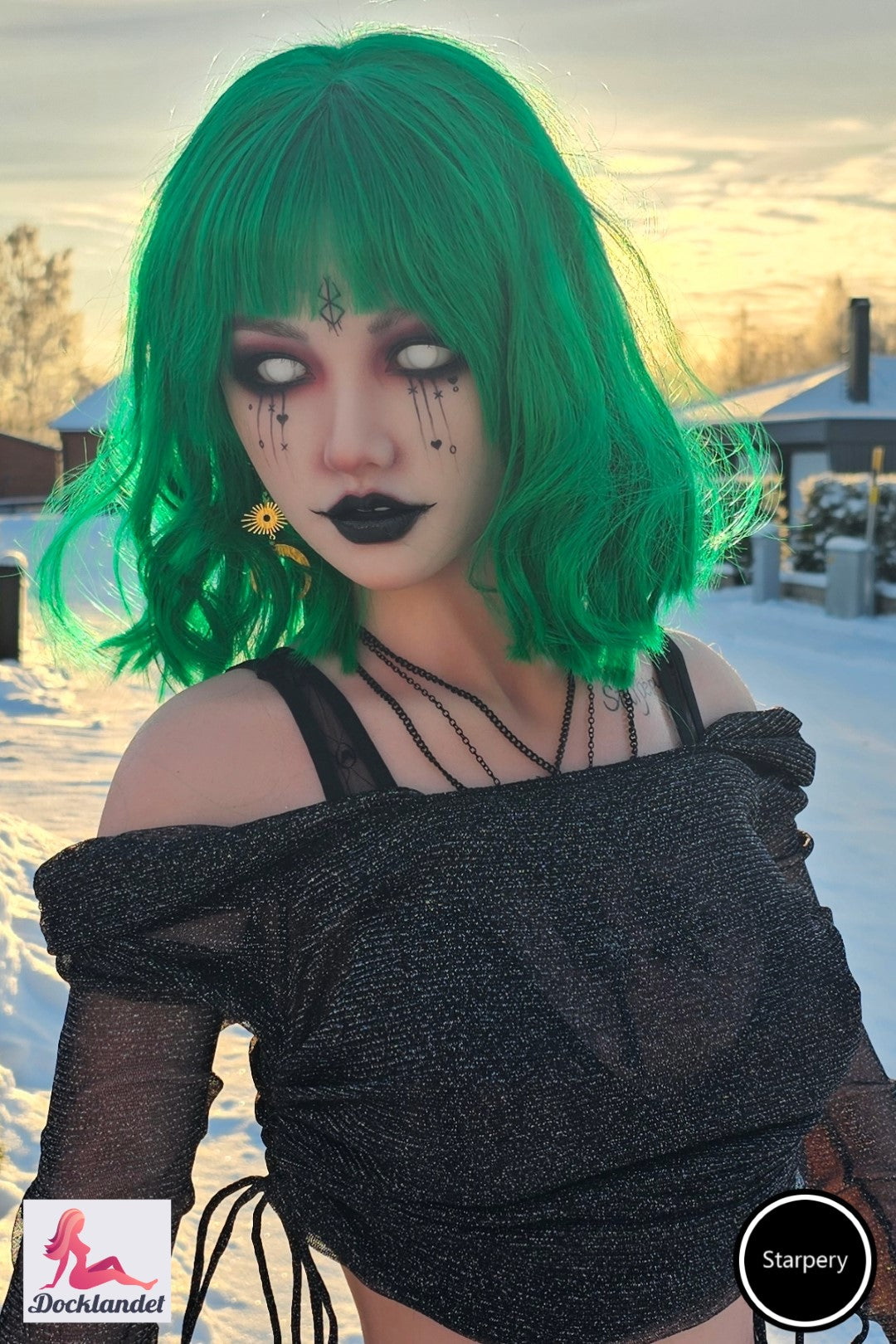 Eksklusiv Silvana sexdukke (Starpery 174 cm C-cup TPE+silikon)