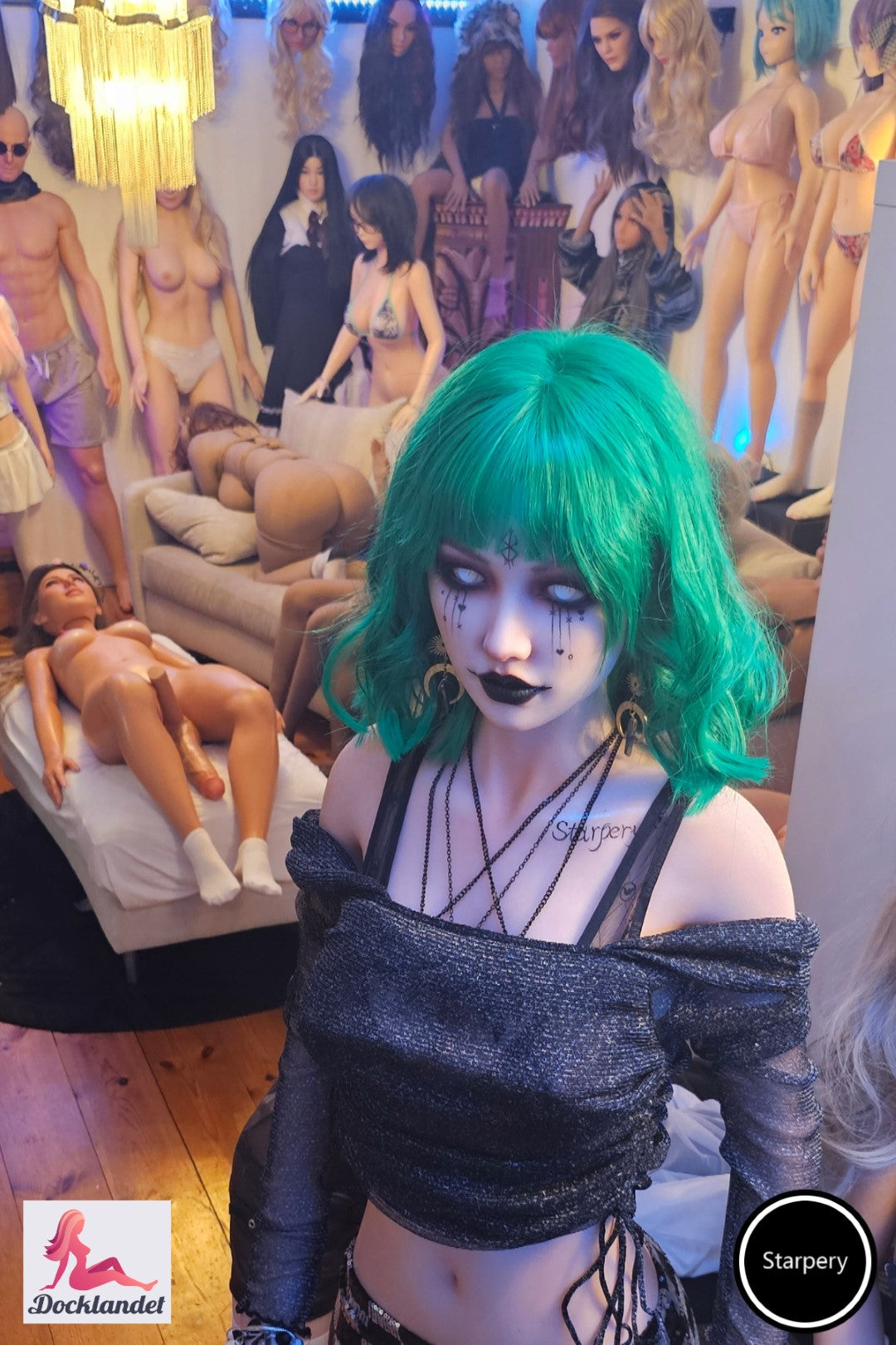 Silvana eksklusivt sexdukke (Starpery 174cm C-cup TPE+silikon)