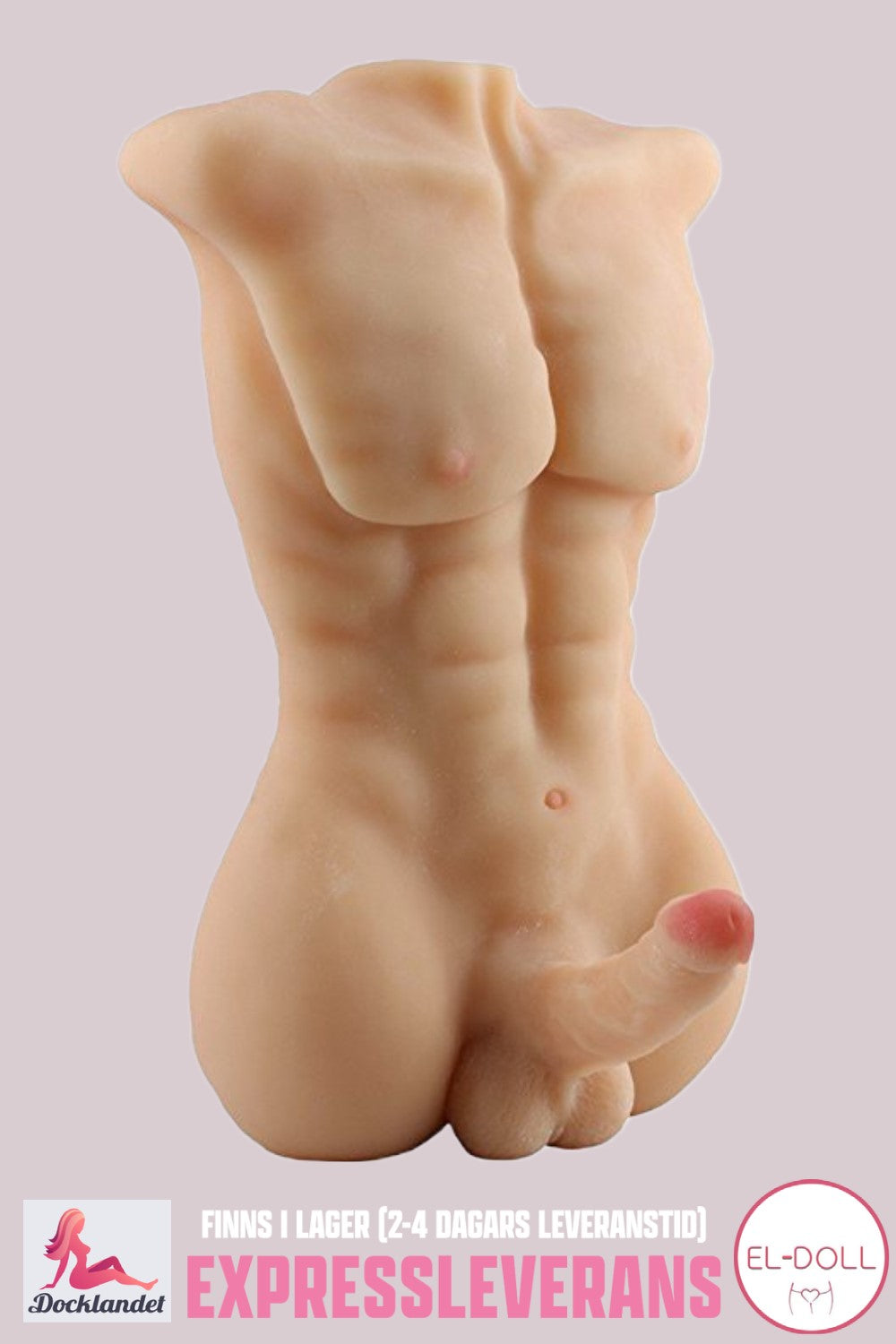 Torso mannlig (EL-Doll 55 cm TPE) EXPRESS