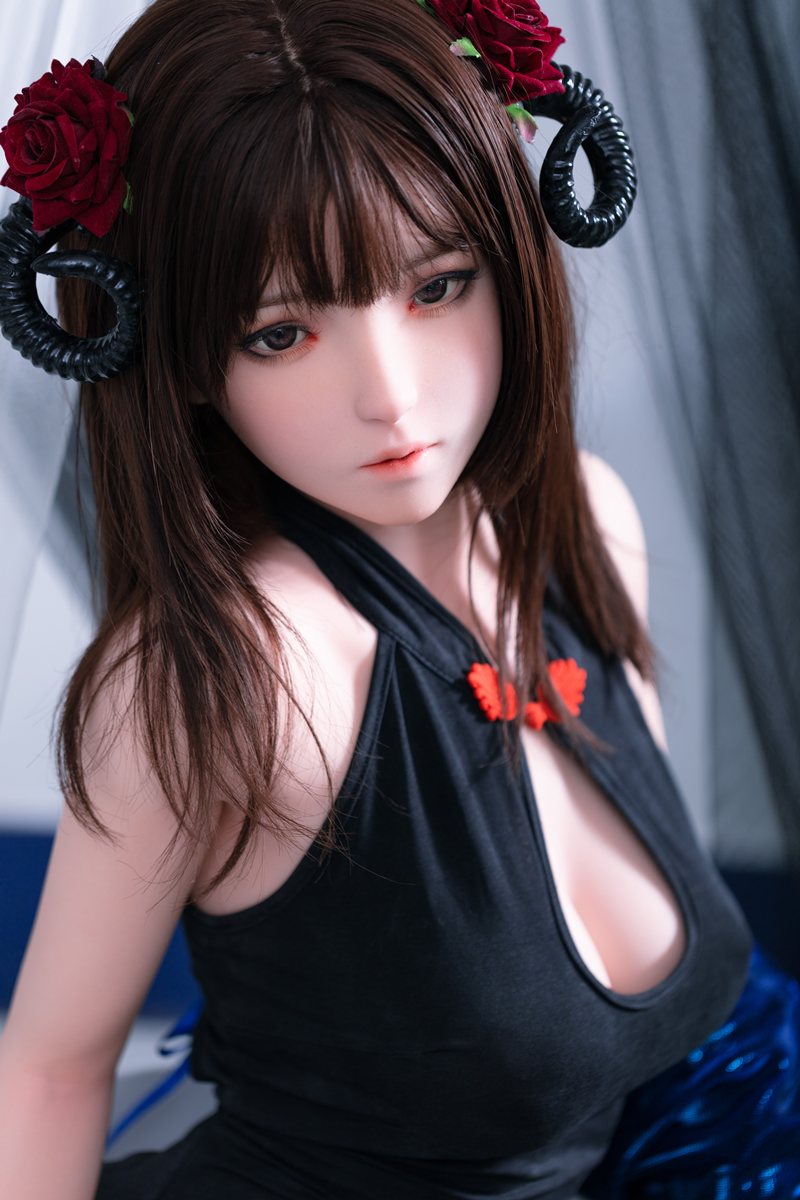 Gifte seg sexdukke (FUDoll 148cm D-cup #J014 Silikon)