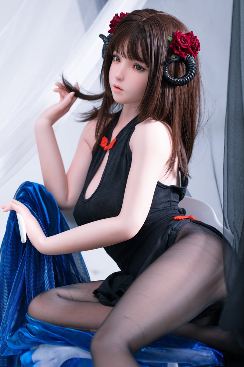 Gifte seg sexdukke (FUDoll 148cm D-cup #J014 Silikon)