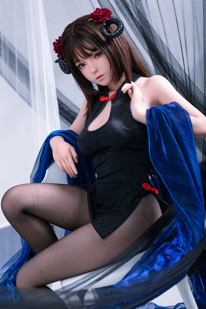 Gifte seg sexdukke (FUDoll 148cm D-cup #J014 Silikon)