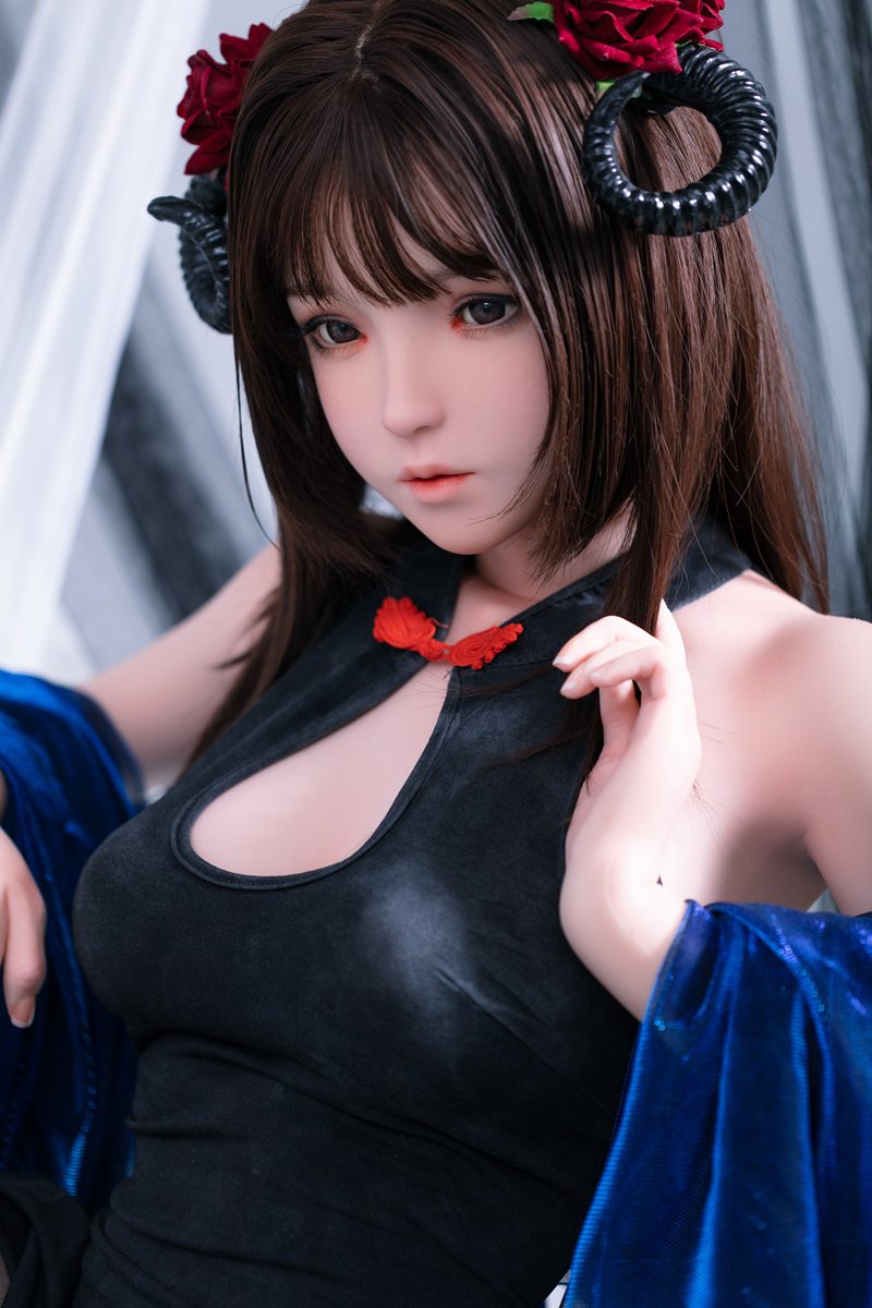 Gifte seg sexdukke (FUDoll 148cm D-cup #J014 Silikon)
