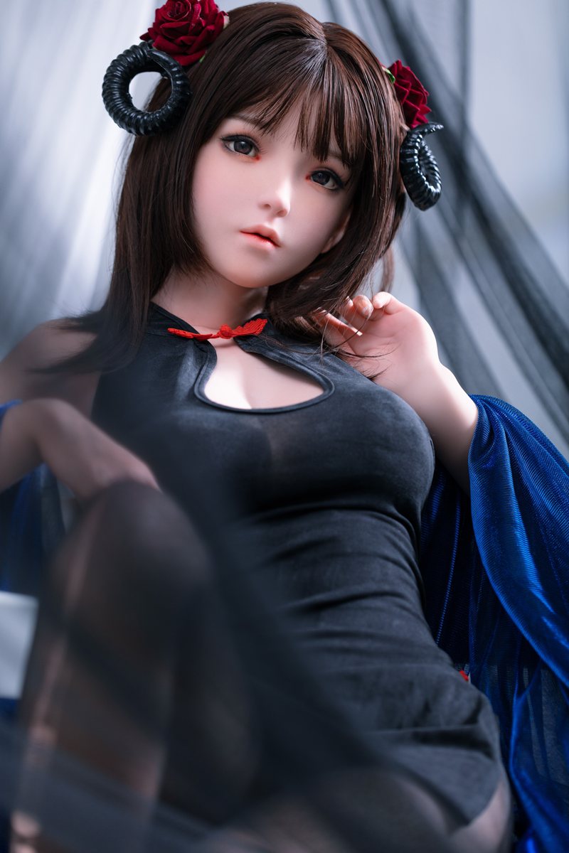 Gifte seg sexdukke (FUDoll 148cm D-cup #J014 Silikon)
