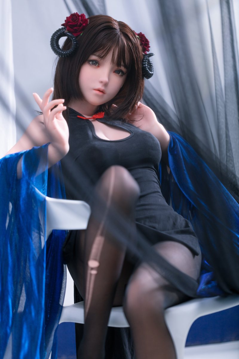 Gifte seg sexdukke (FUDoll 148cm D-cup #J014 Silikon)