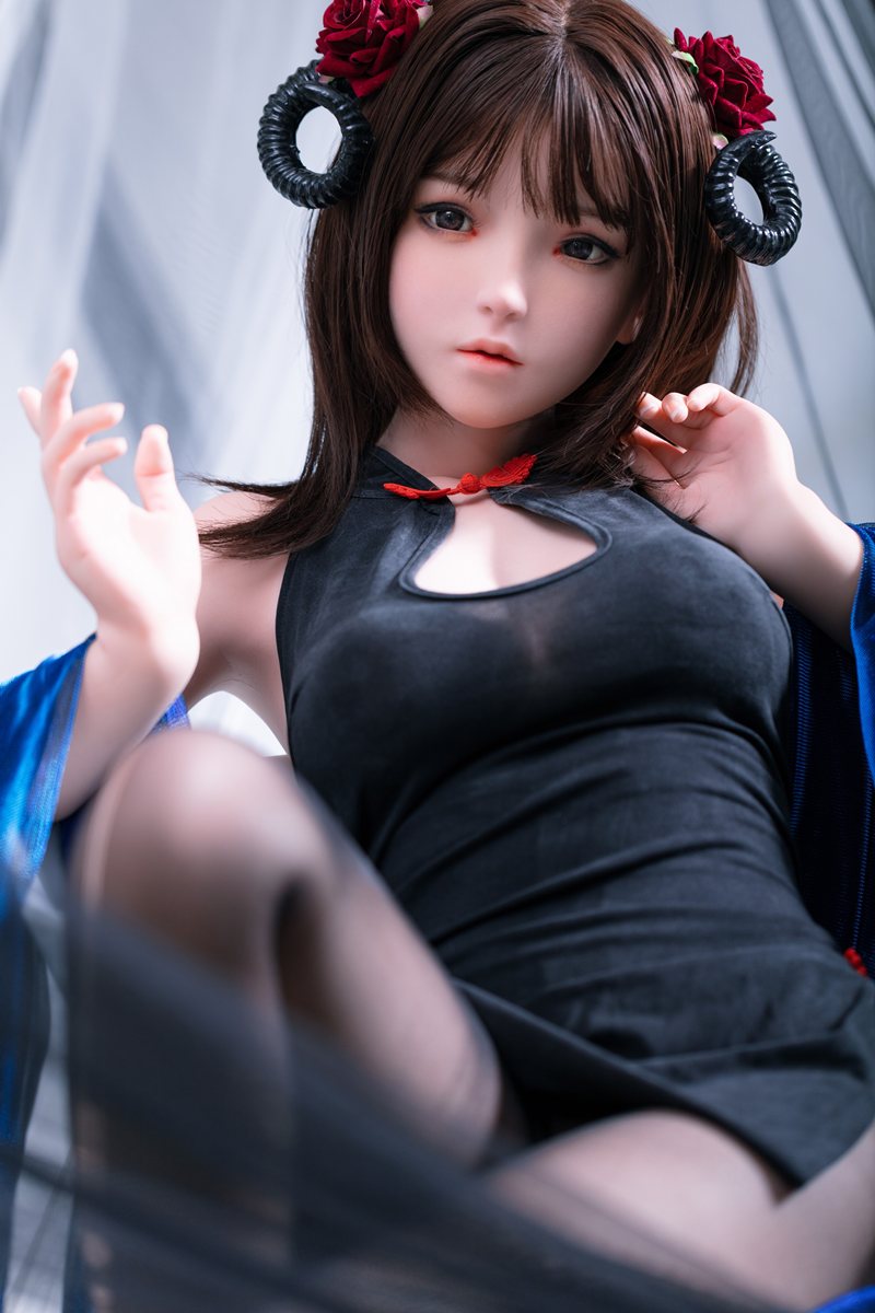 Gifte seg sexdukke (FUDoll 148cm D-cup #J014 Silikon)