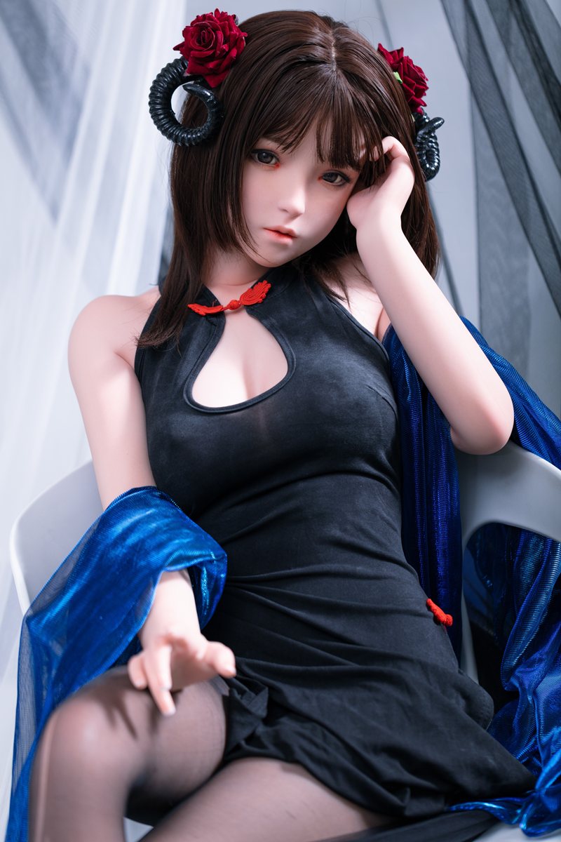 Gifte seg sexdukke (FUDoll 148cm D-cup #J014 Silikon)