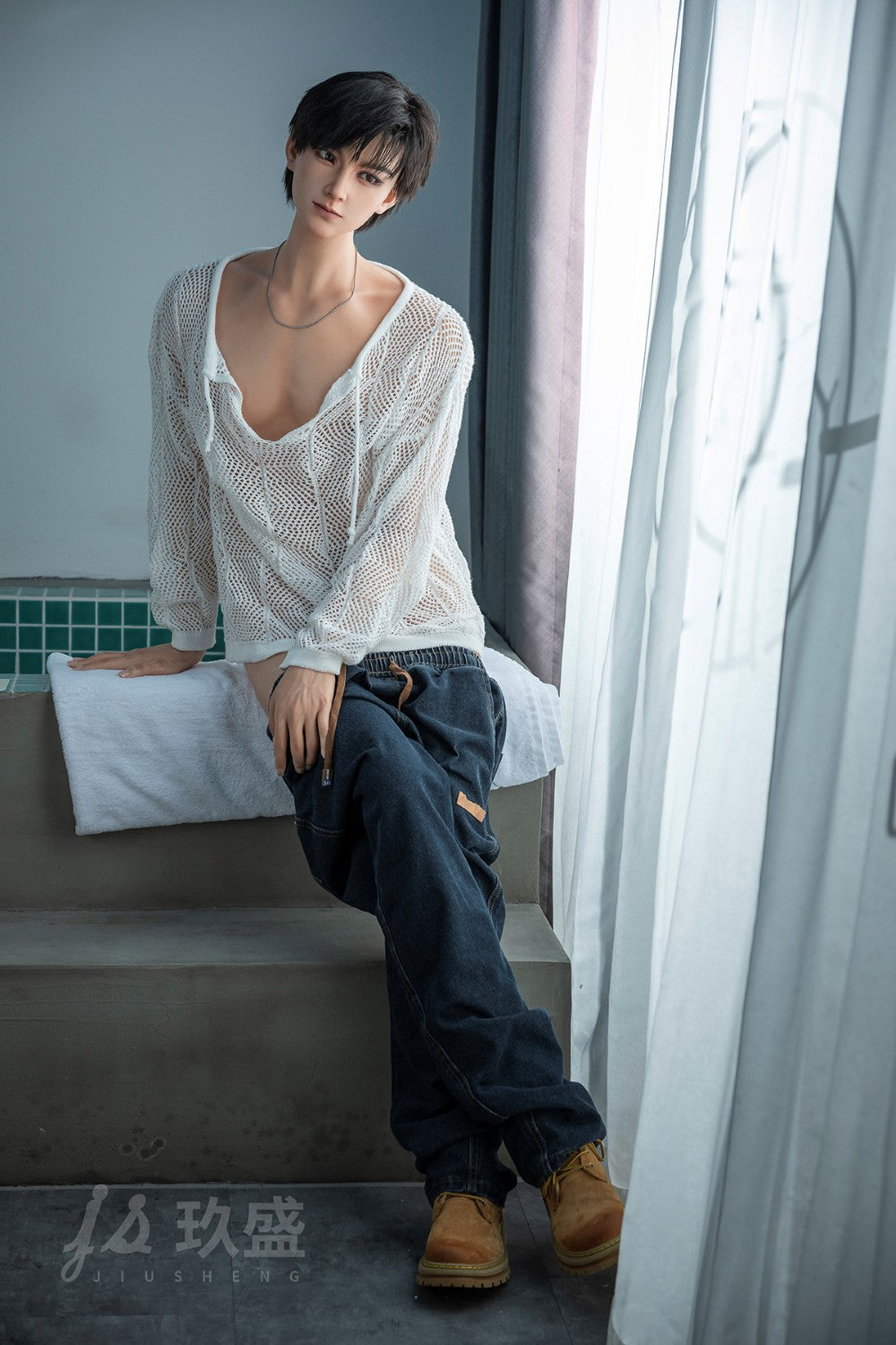 Gavin mannlig sexdukke (Jiusheng 180cm #2M silikon)