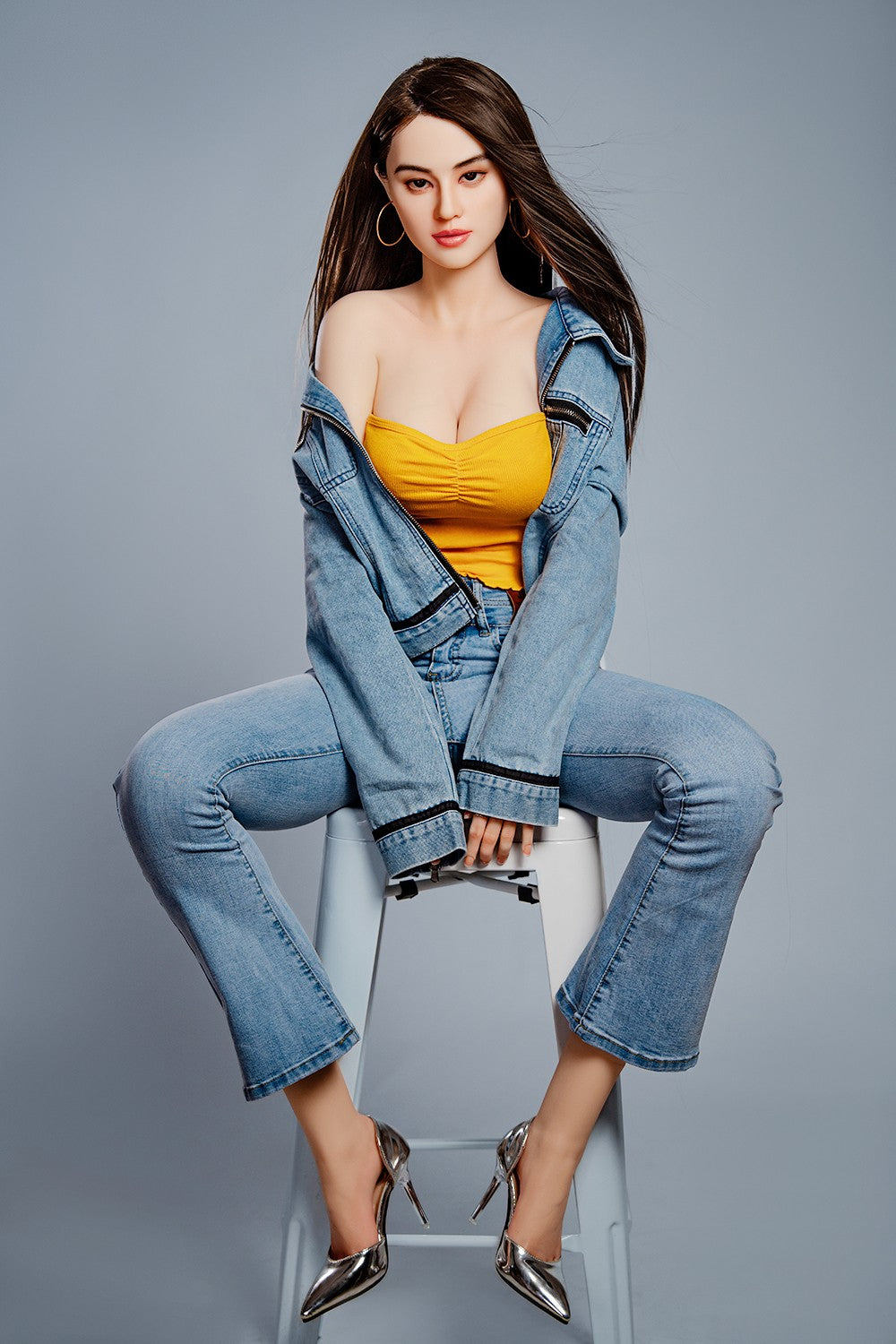 Krystall sexdukke (HRDoll 165cm C-cup #R13 silikon)