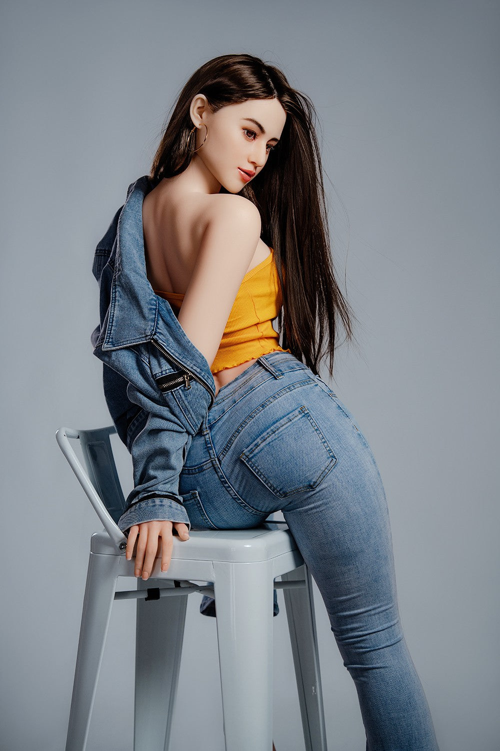 Krystall sexdukke (HRDoll 165 cm C-cup #R13 silikon)