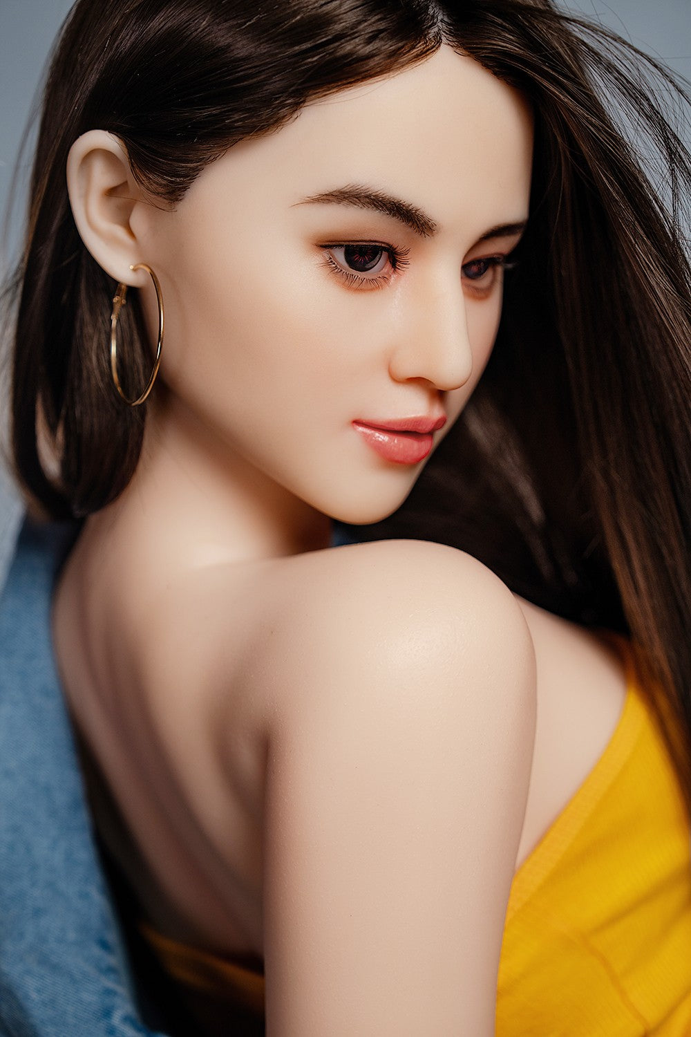 Krystall sexdukke (HRDoll 165 cm C-cup #R13 silikon)