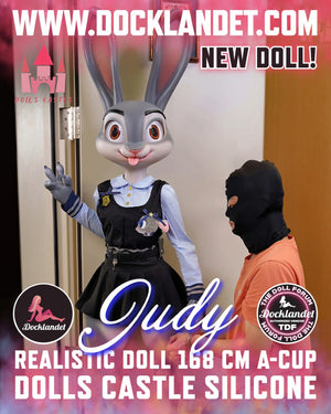 Judy the Rabbit Sexdocka (Dolls Castle 168cm A-Kupa Silikon)