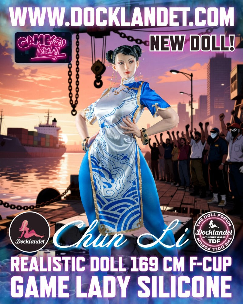 Chun Li Sexdocka (Game Lady 169cm F-Kupa No.33-1 Silikon) Street Fighter Life Size Doll
