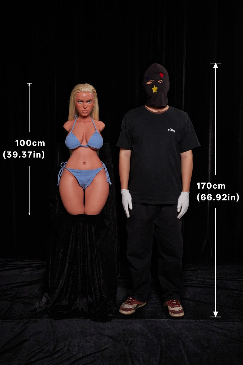 Fiora Torso Sexdocka (Climax Doll ULW 100cm E-kupa Silikon)