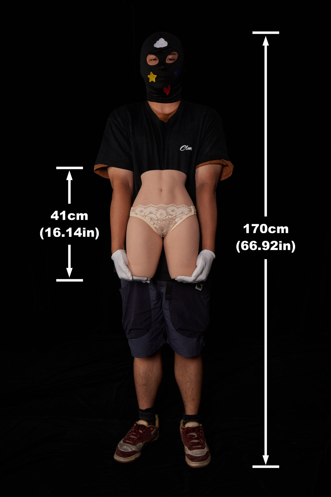 Höft Sexdocka (Climax Doll ULW 41cm Silikon)