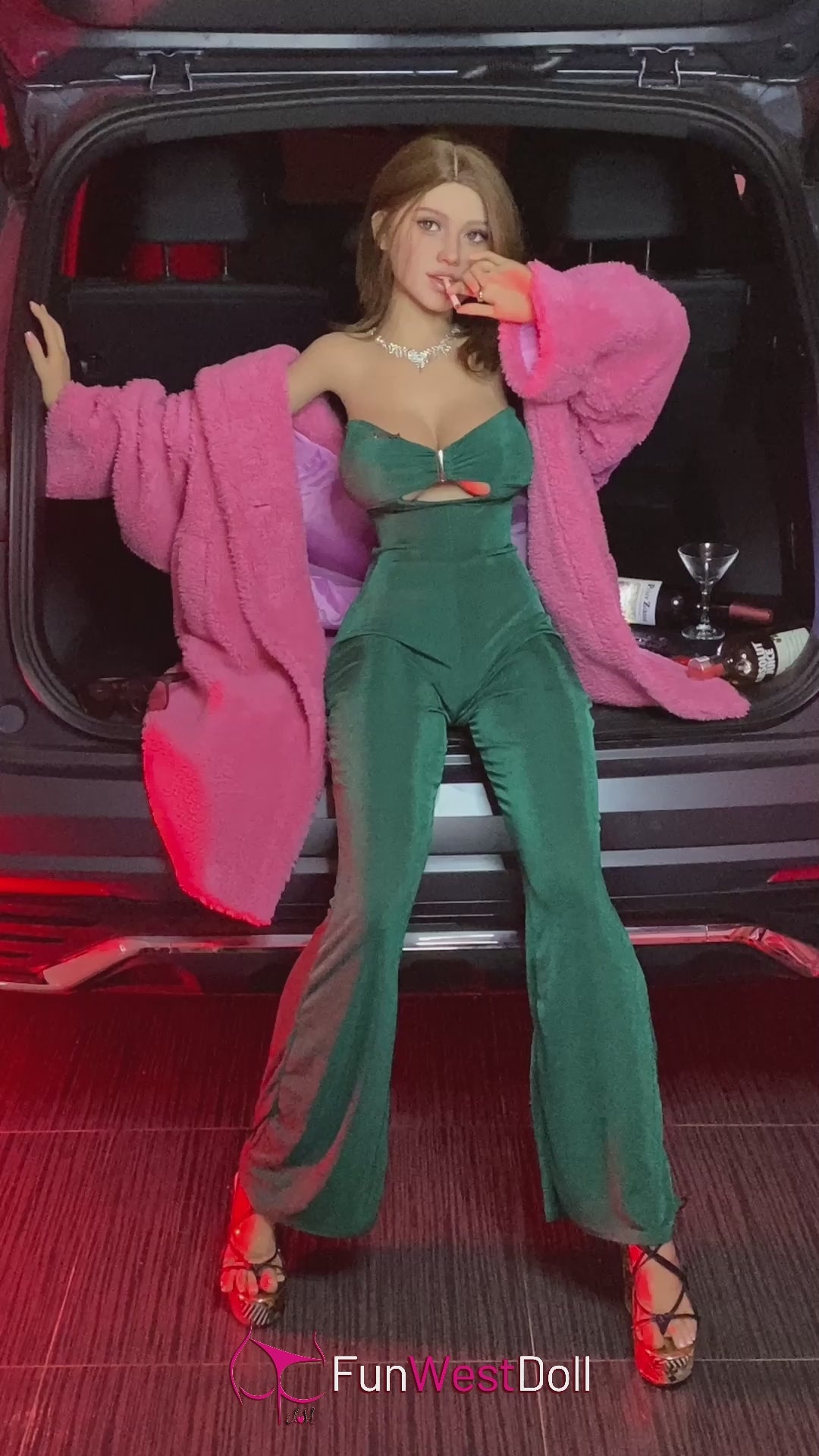 Rose sexdukke (FunWest Doll 155 cm F-cup #043 TPE)