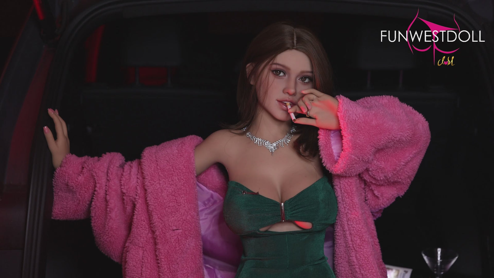 Rose sexdukke (FunWest Doll 155 cm F-cup #043 TPE)