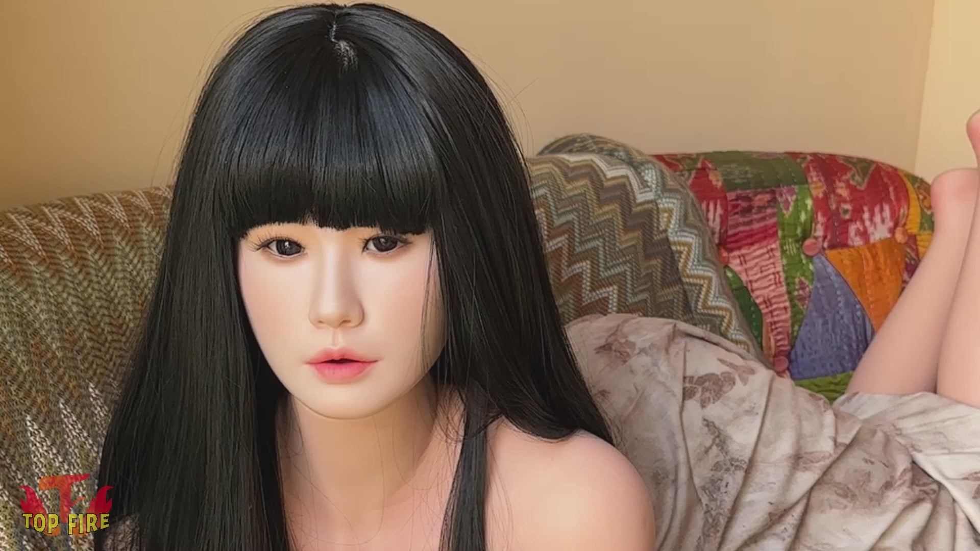 Rose sexdukke (Top Fire Doll 158cm d-cup T30 silikon)
