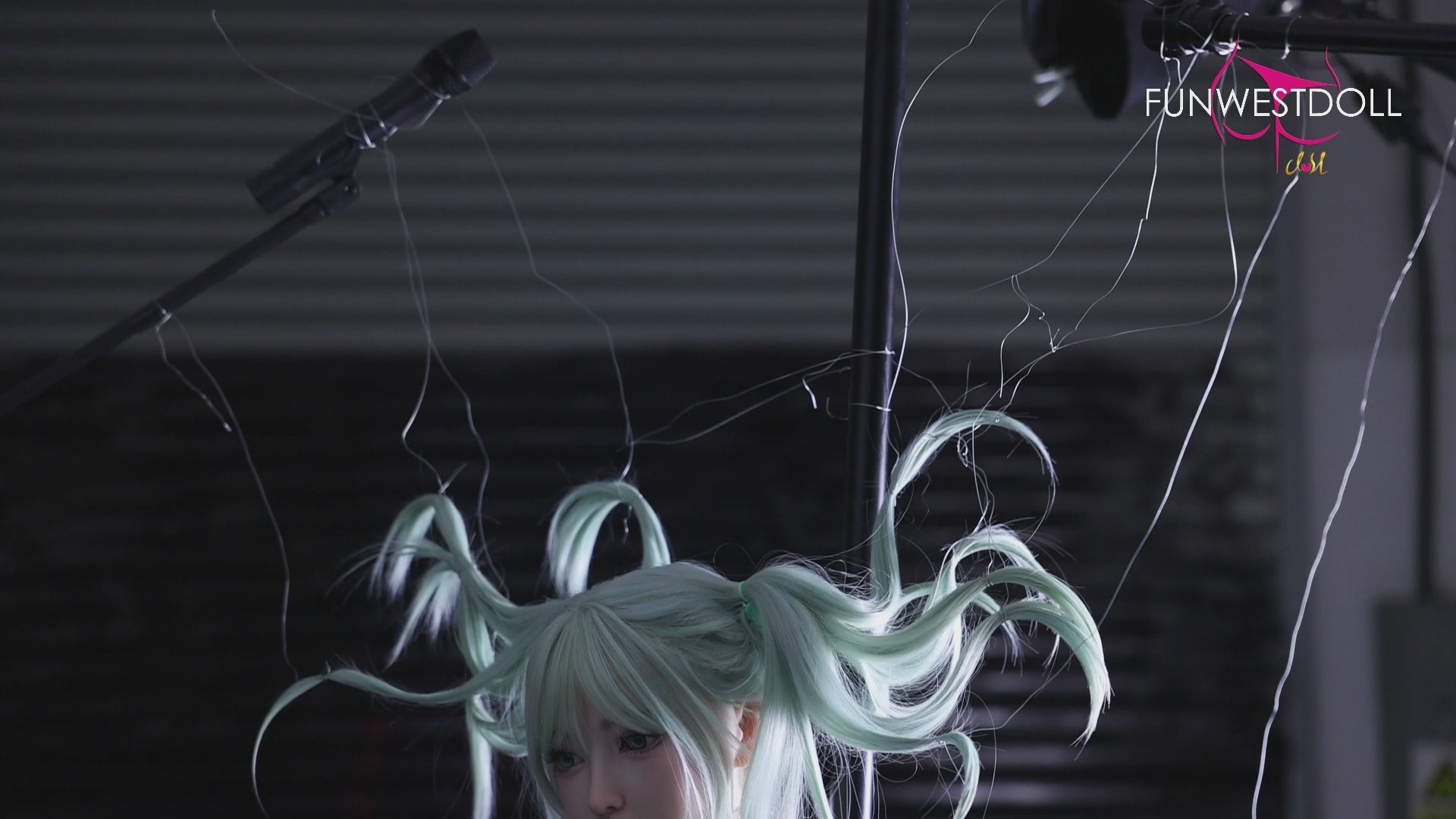 Hatsune Miko sexdukke (FunWest Doll 159cm a-cup #041S silikon)