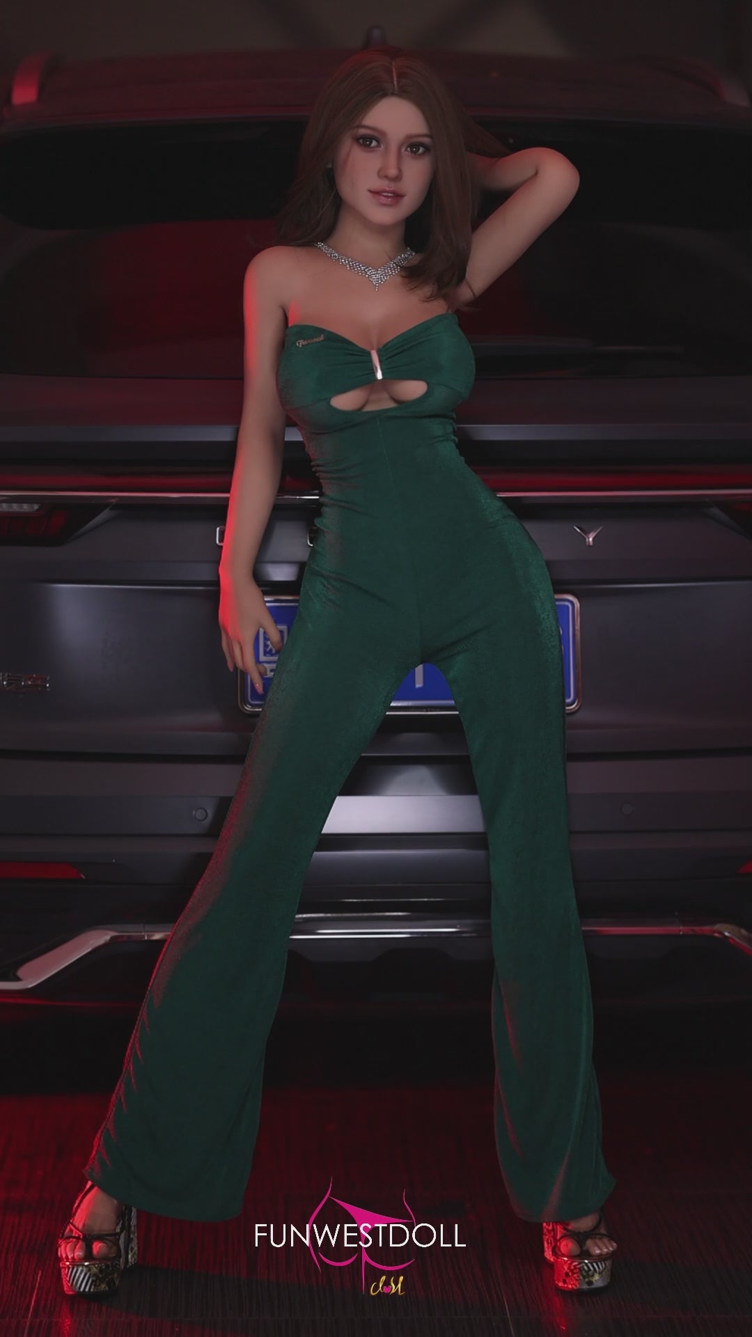 Rose sexdukke (FunWest Doll 155 cm F-cup #043 TPE)