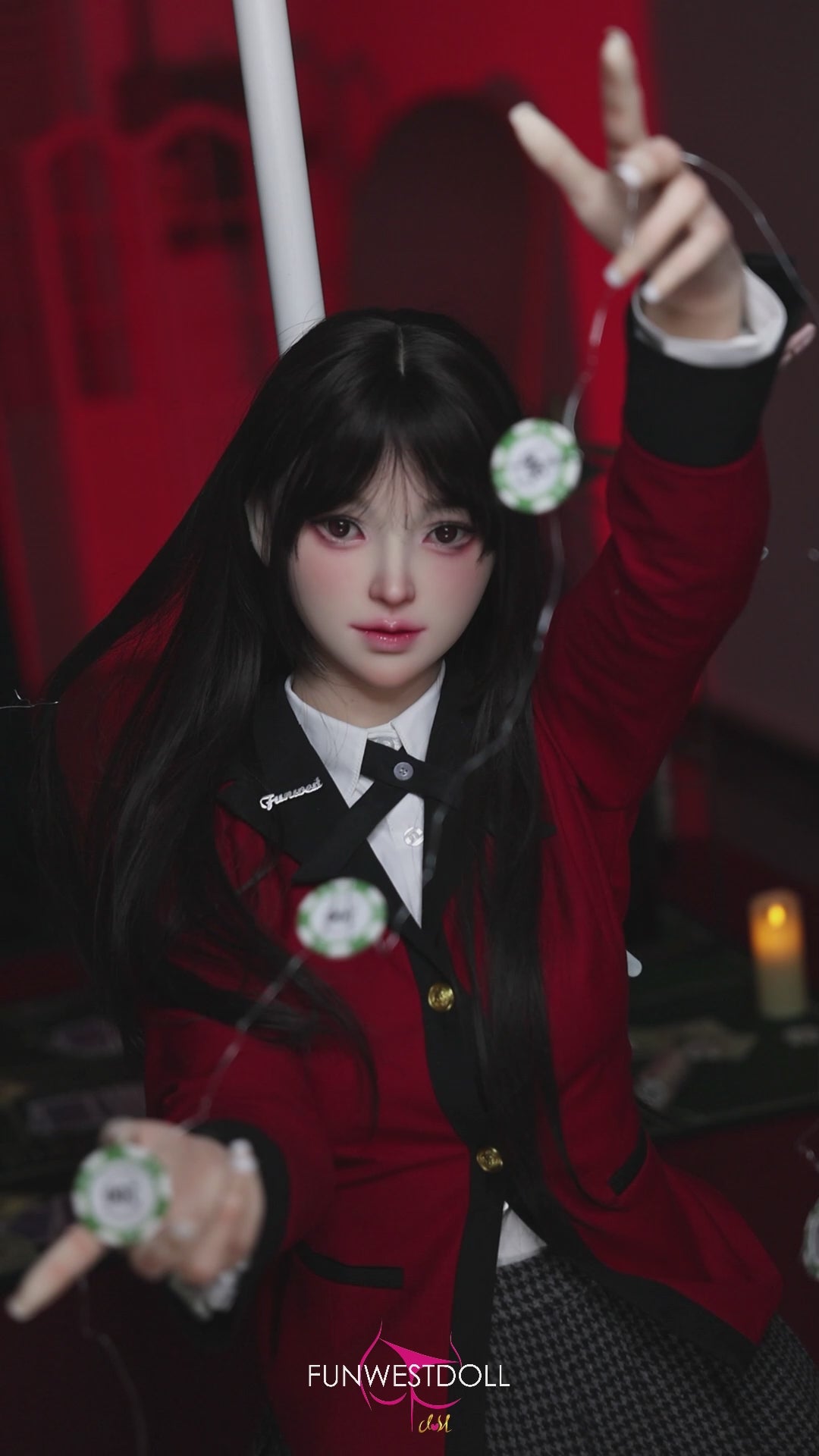 Yumeko Jabami sexdukke (FunWest Doll 159 cm A-cup #038S silikon)