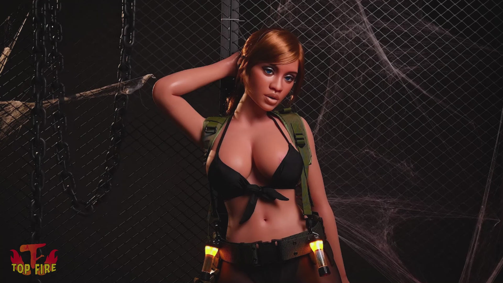 Hedy sexdukke (Top Fire Doll 163 cm G-cup T04 silikon)