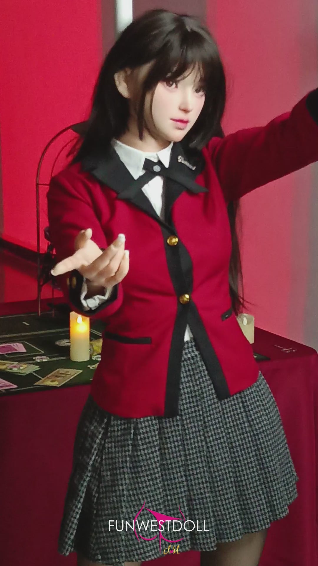 Yumeko Jabami sexdukke (FunWest Doll 159 cm A-cup #038S silikon)