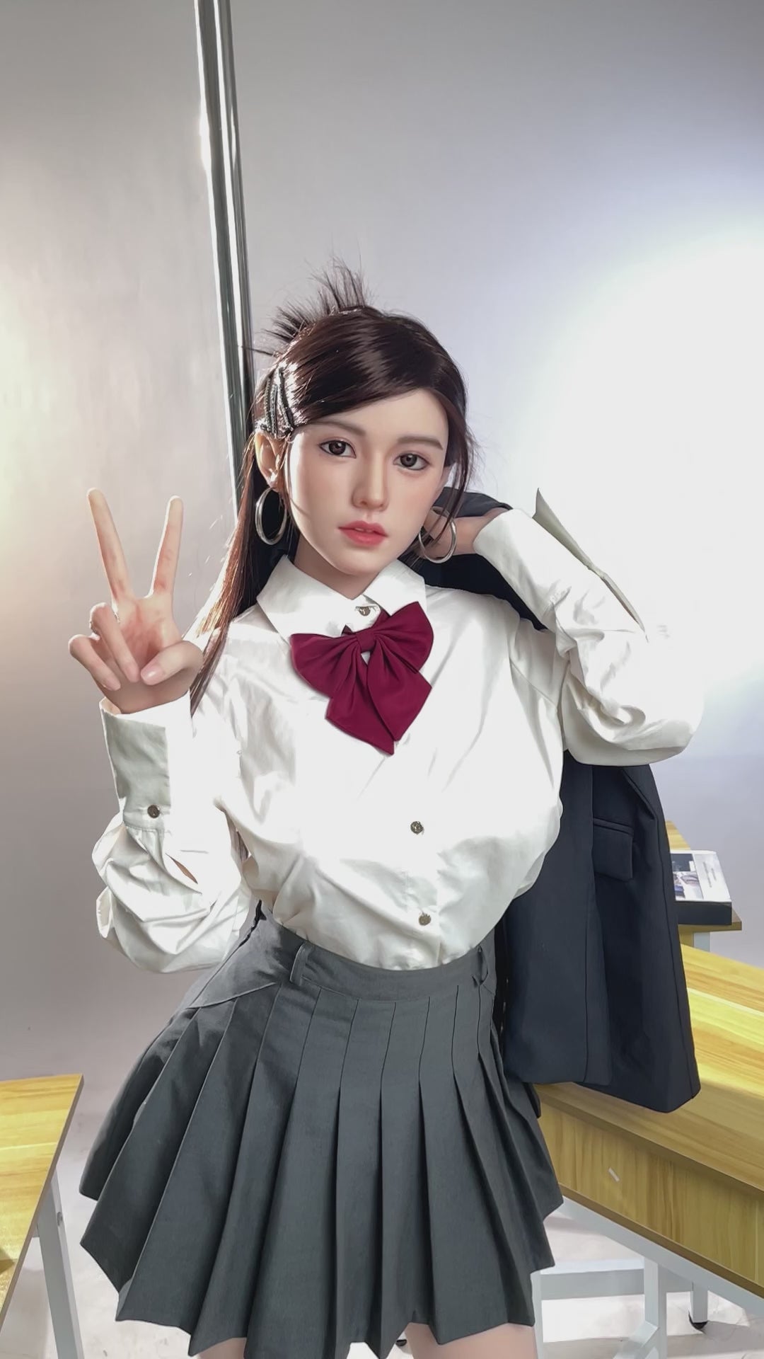 Nina sexdukke (Starpery 171 cm D-cup TPE+silikon)