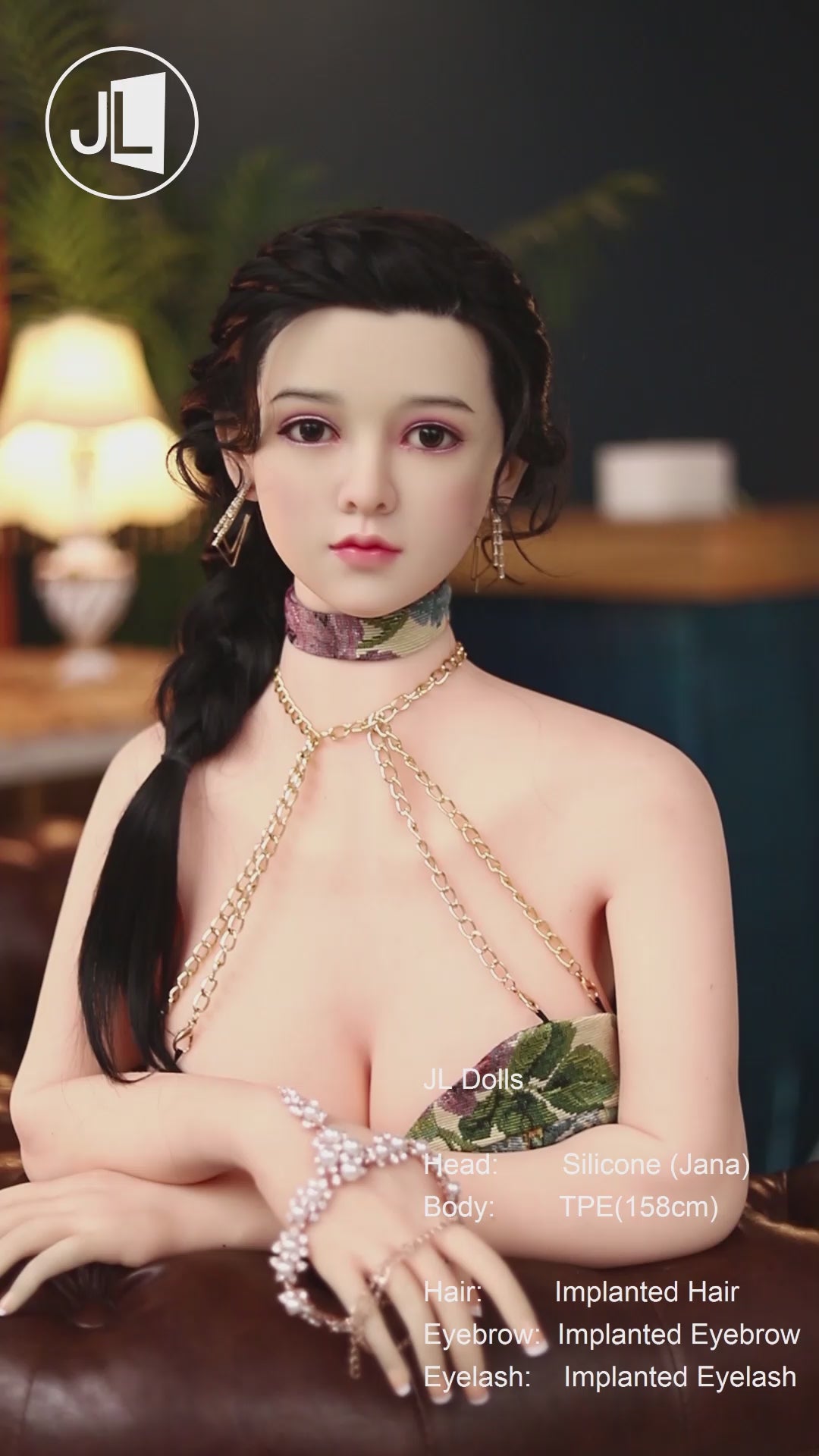 Jana sexdukke (Jarliet 158 cm D-cup TPE+silikon)