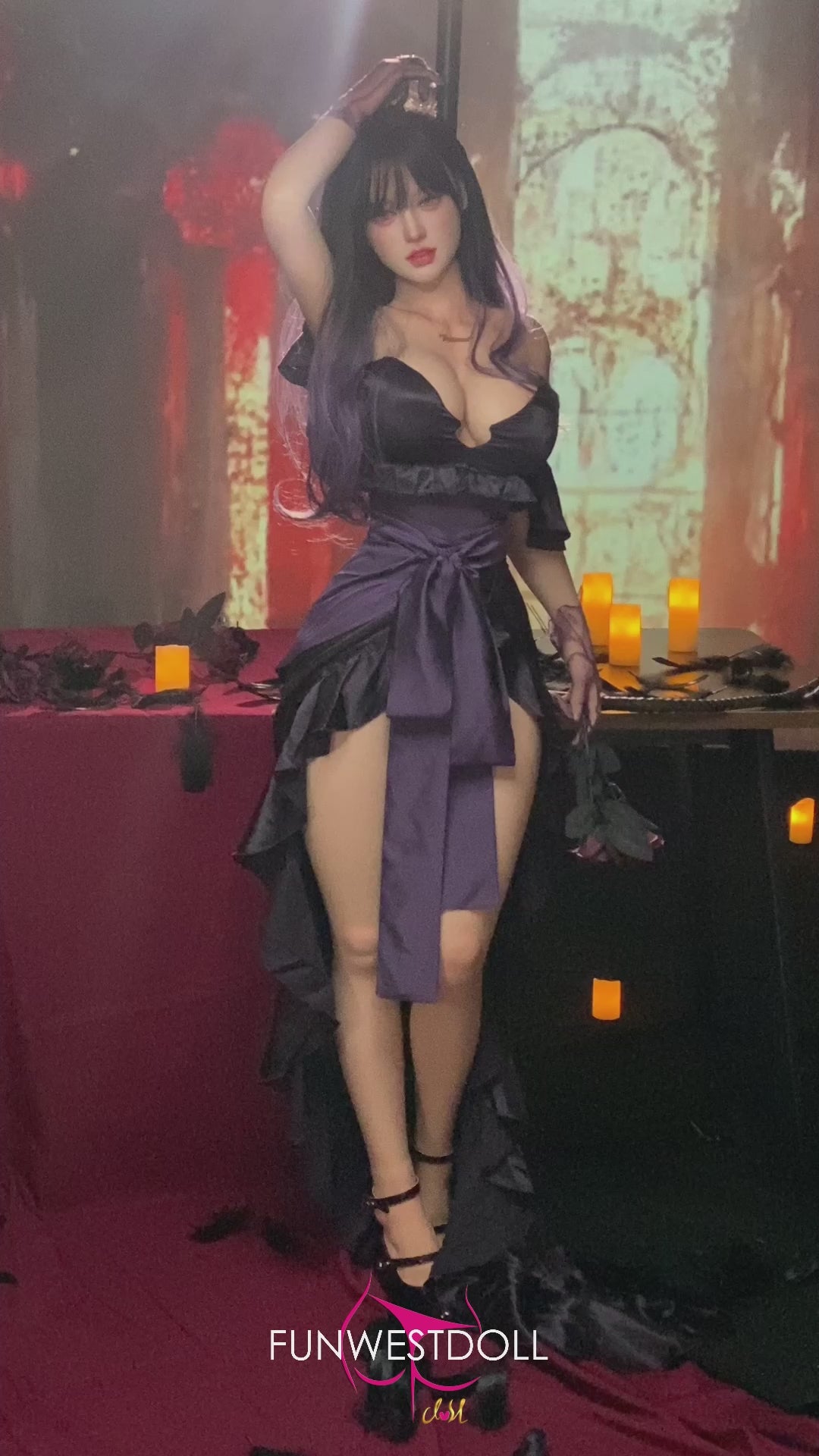 Chloe sexdukke (FunWest Doll 160 cm E-cup #035S silikon)