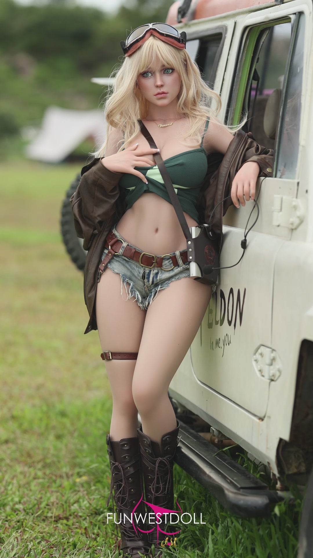 Assos sexdukke (FunWest Doll 157 cm G-cup #030S silikon)