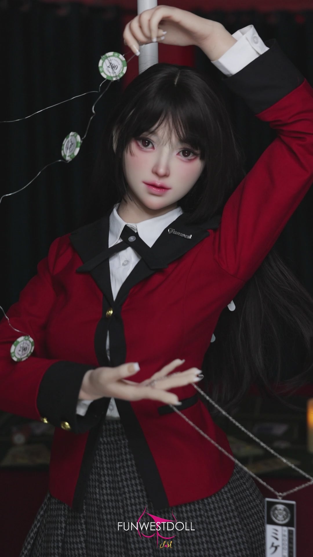 Yumeko Jabami sexdukke (FunWest Doll 159 cm A-cup #038S silikon)