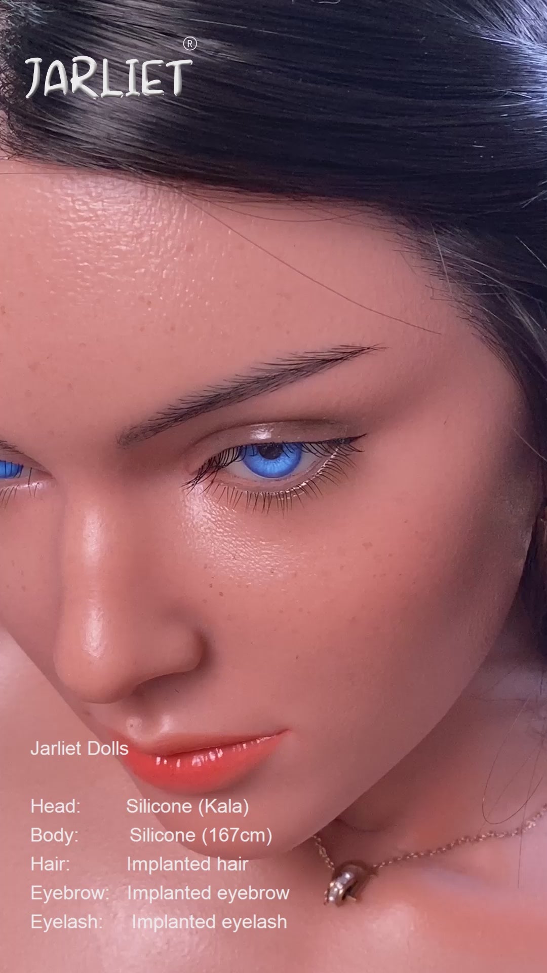 Skallet sexdukke (Jarliet 167 cm B-cup silikon)
