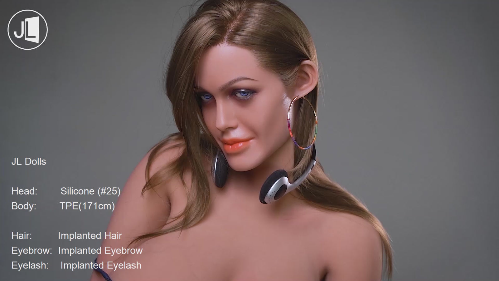 Gina sexdukke (Jarliet 171 cm M-cup TPE+silikon)