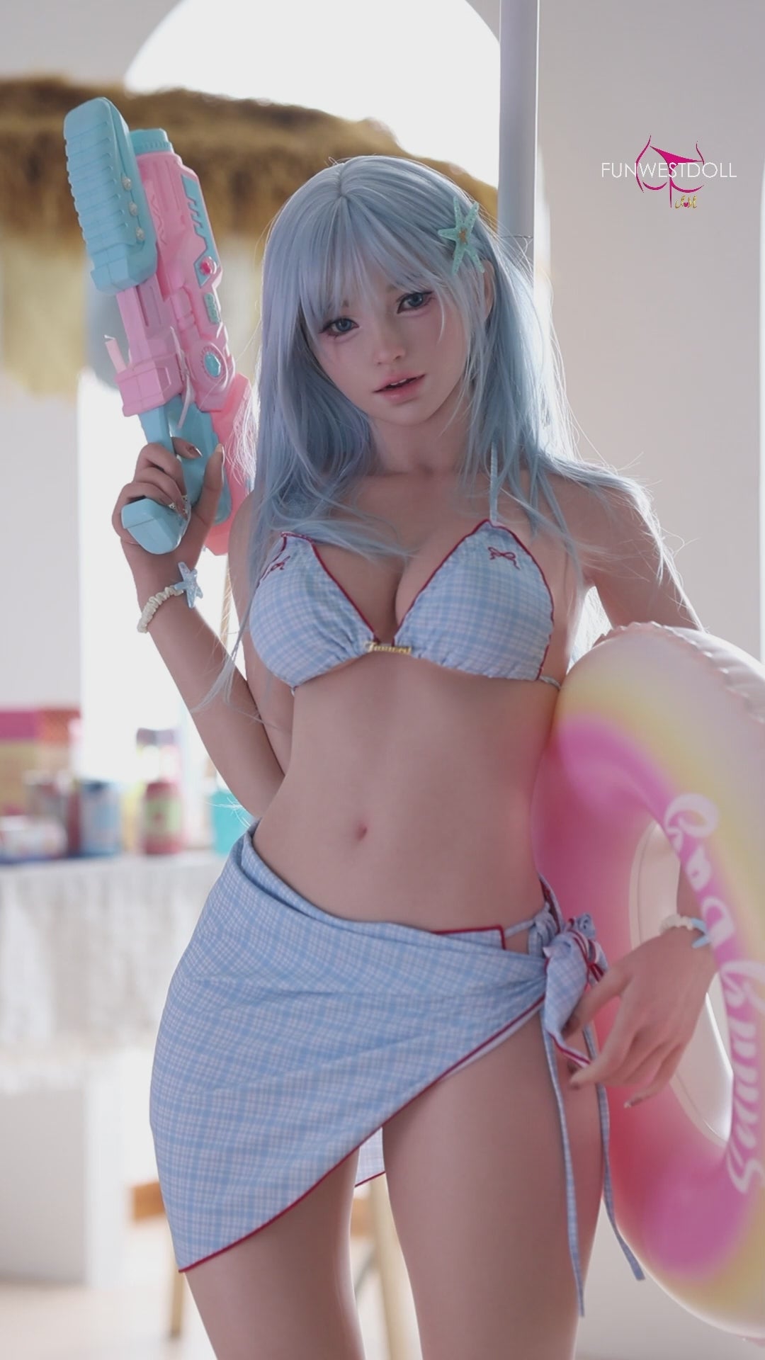 Lucy Sex doll (FunWest Doll 159cm A-cup #032SJ RST Silicone)