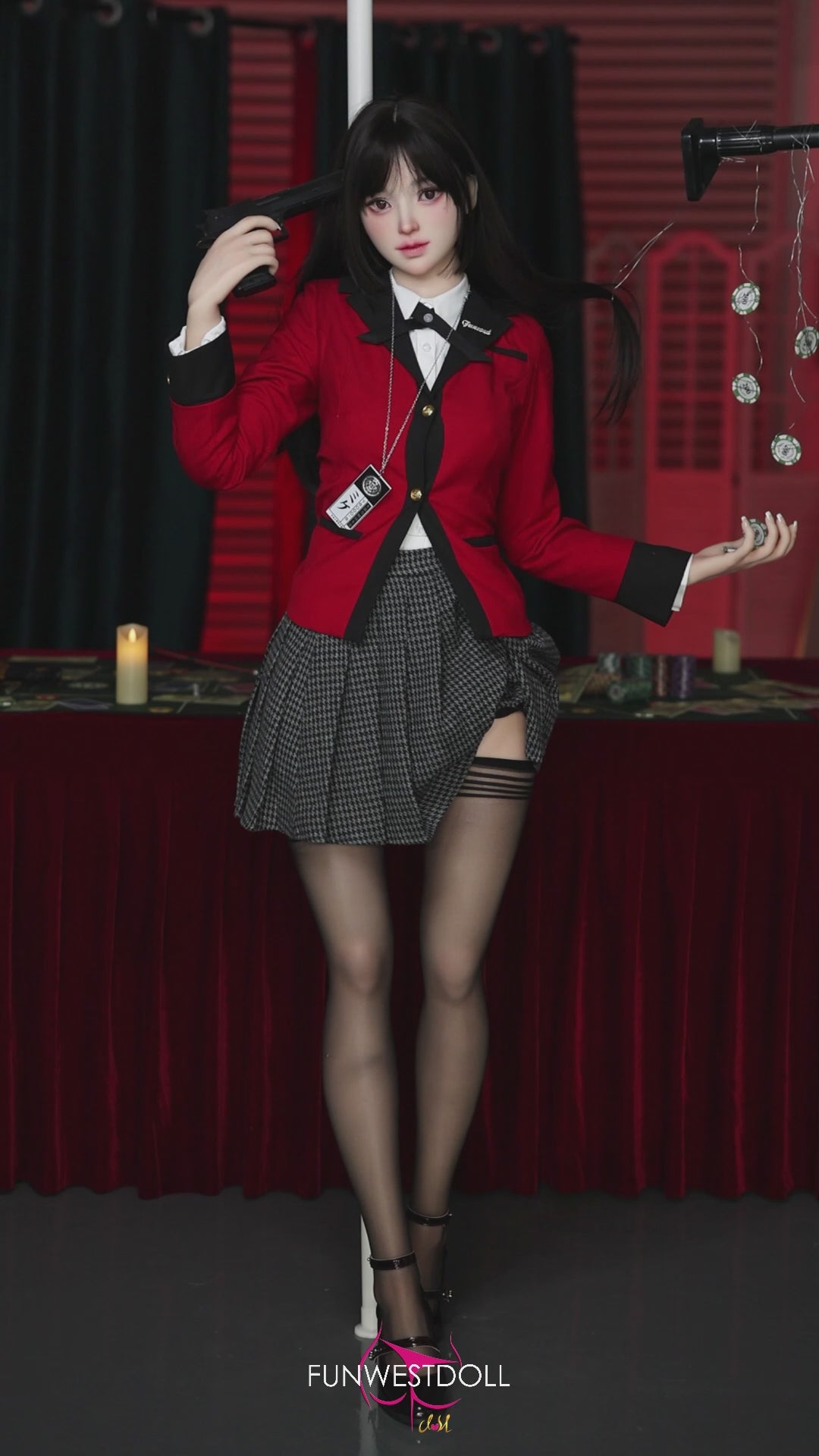 Yumeko Jabami sexdukke (FunWest Doll 159cm a-cup #038s silikon)