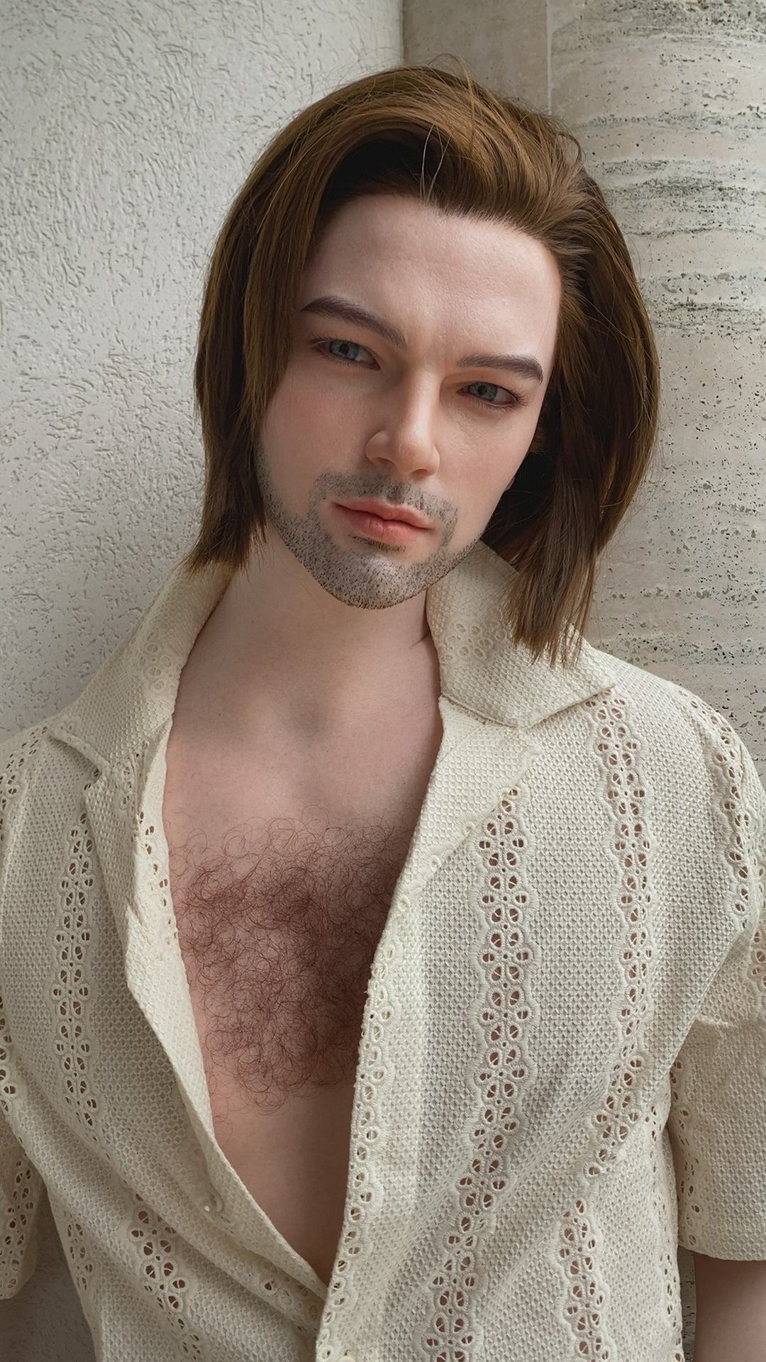 Cæsar mannlig sexdukke (Starpery 180 cm silikon)