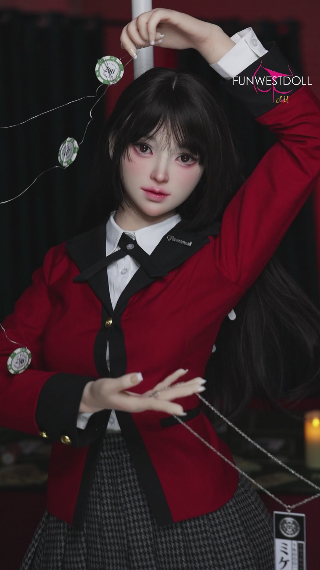 Yumeko Jabami sexdukke (FunWest Doll 159 cm A-cup #038S silikon)