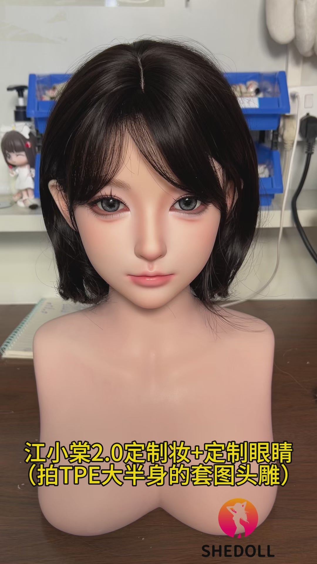 Torso Sex doll (SHEDOLL 70cm D-cup #SH218 TPE)
