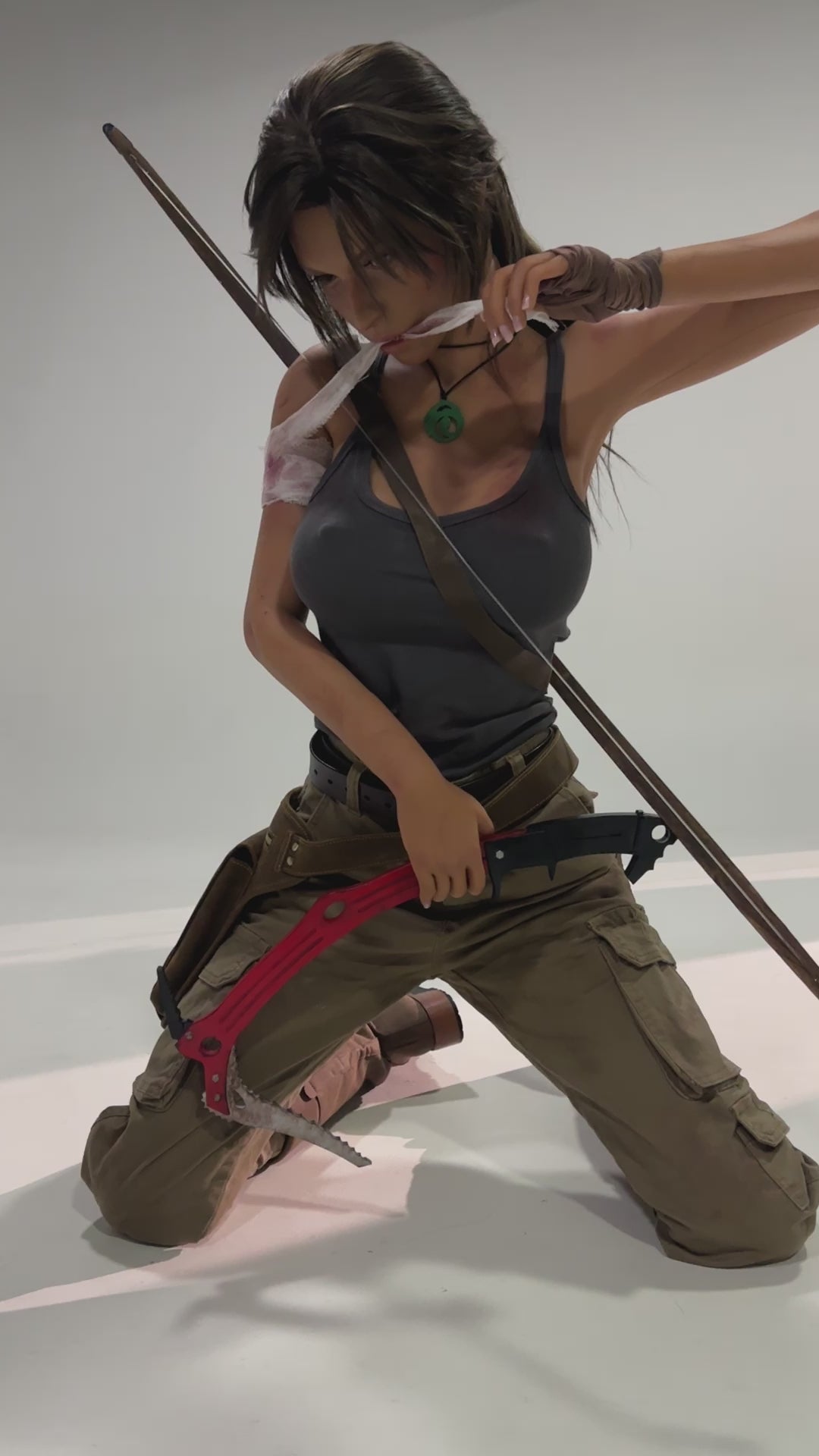 Lara Croft sexdukke (Game Lady 166 cm E-cup No.20 Silikon)