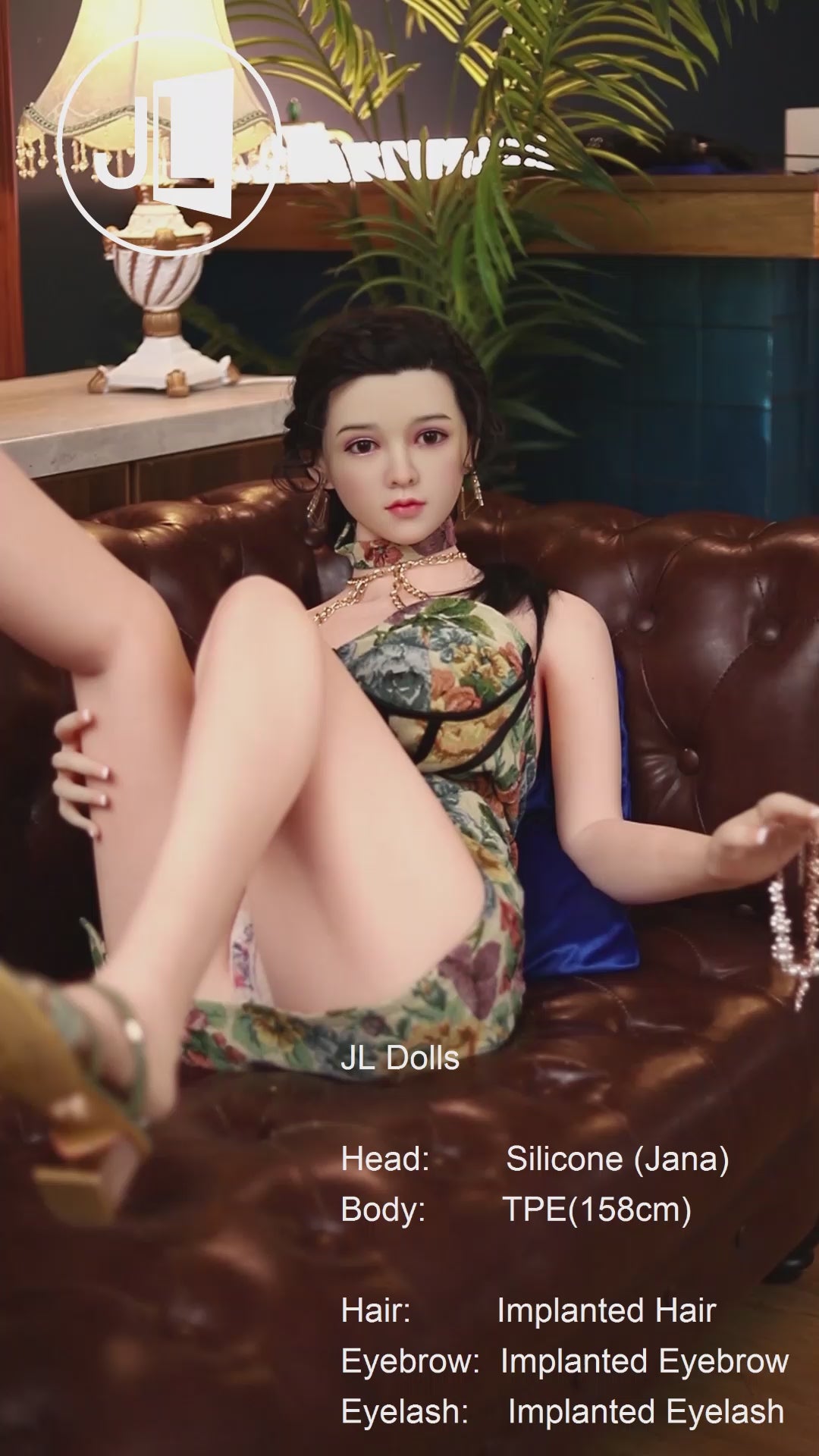 Jana sexdukke (Jarliet 158 cm D-cup TPE+silikon)