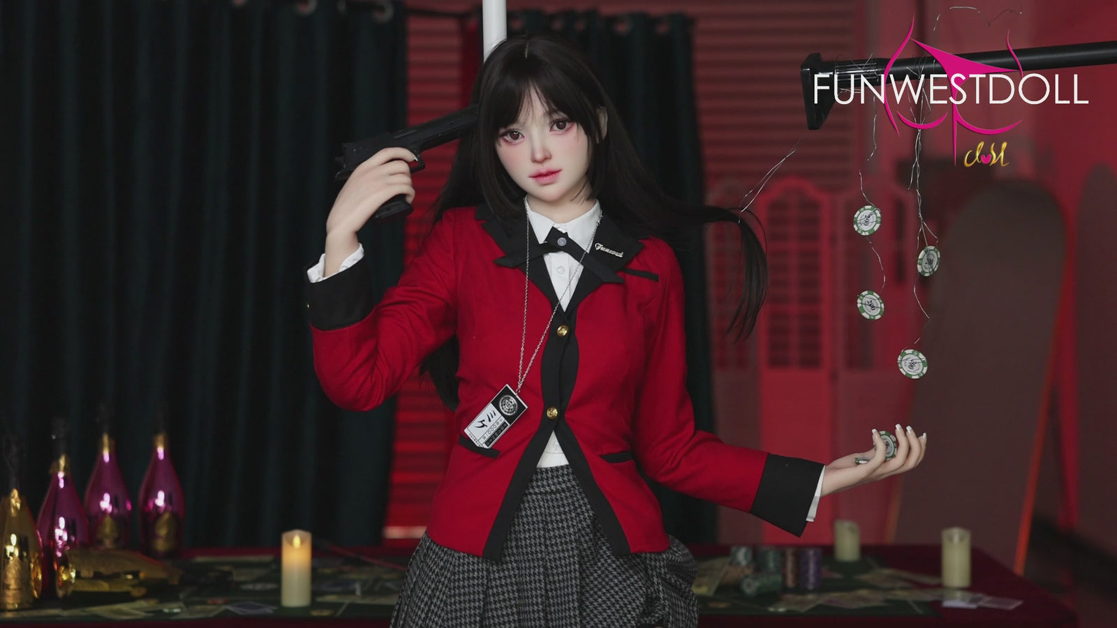 Yumeko Jabami sexdukke (FunWest Doll 159 cm A-cup #038S silikon)