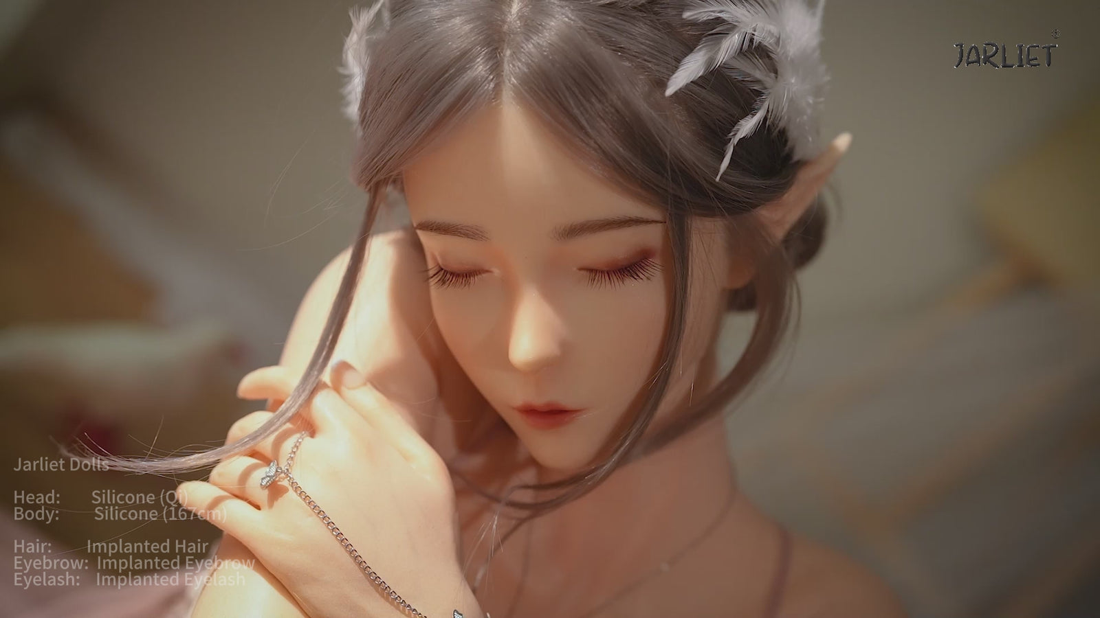 Qi sexdukke (Jarliet 167 cm B-cup silikon)