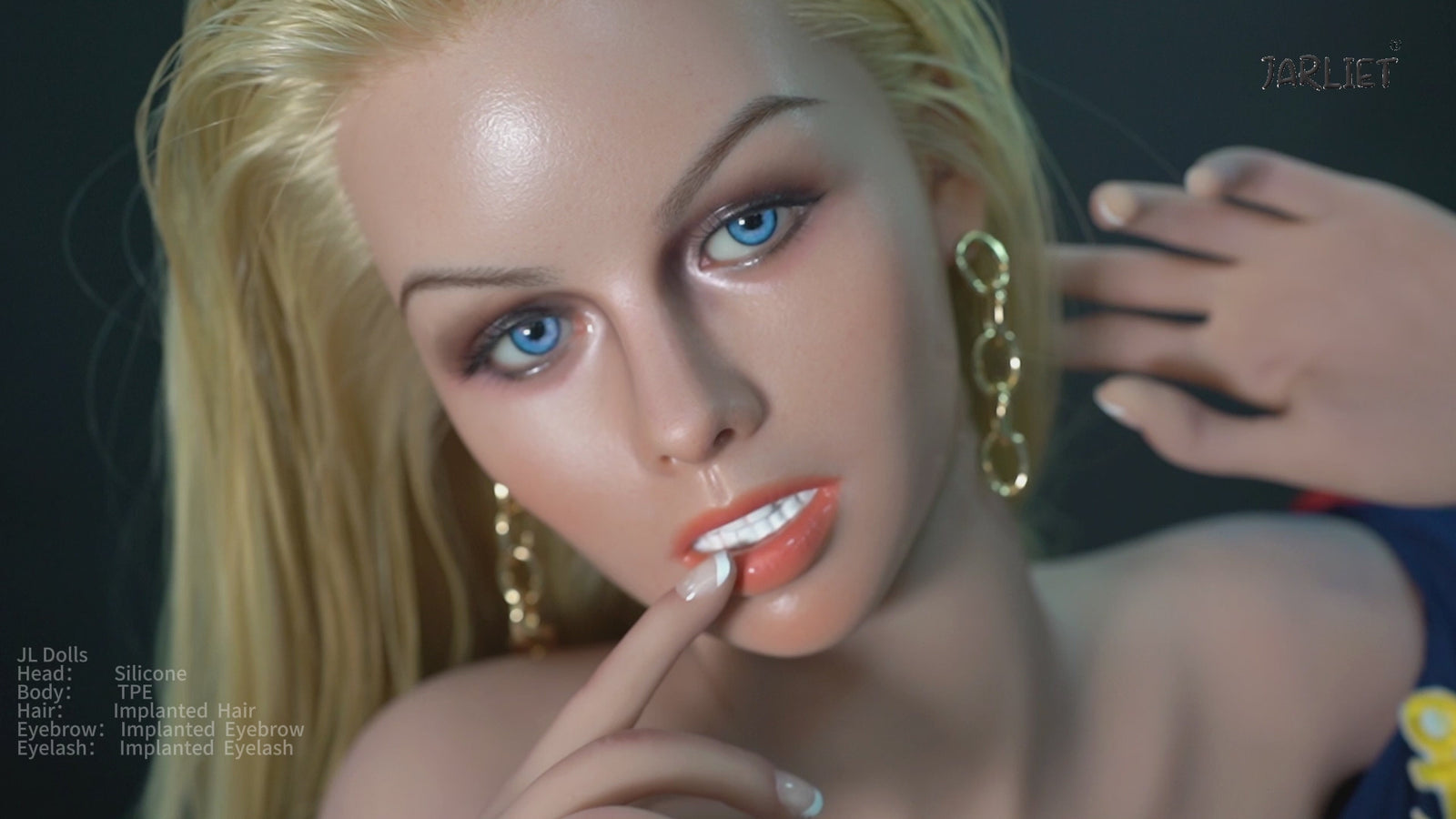 Blanche sexdukke (Jarliet 148 cm E-cup TPE+silikon)