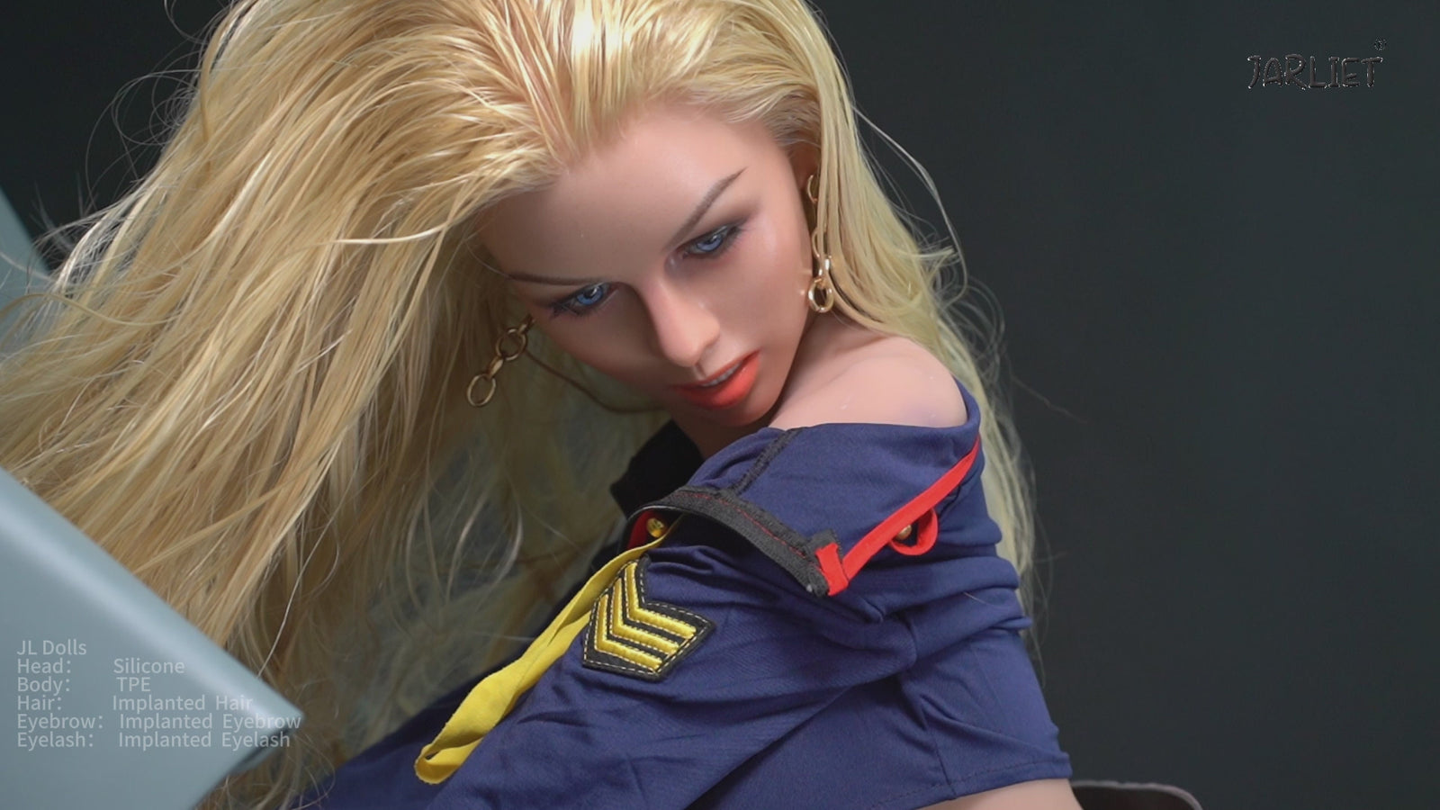 Blanche sexdukke (Jarliet 148 cm E-cup TPE+silikon)