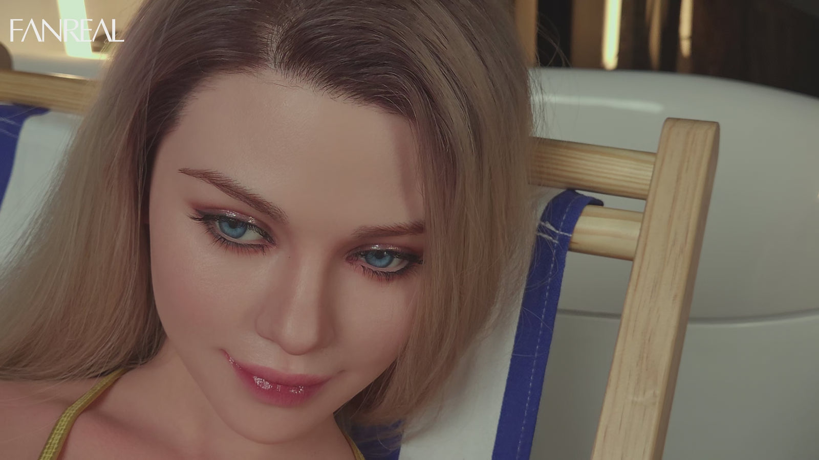 Maria Torso sexdukke (FanReal Doll 111 cm F-cup RST silikon)